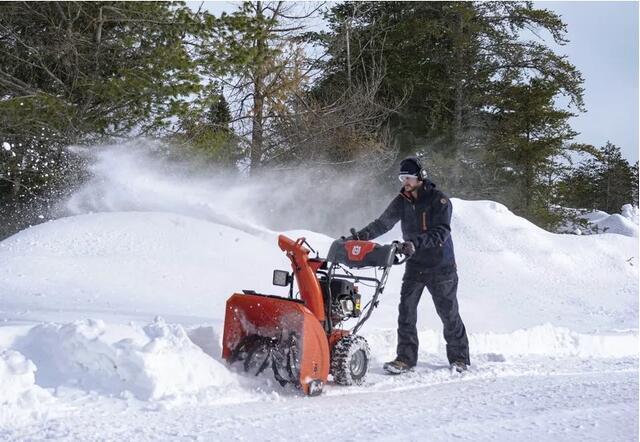 Effektiv bruk av snøfreser